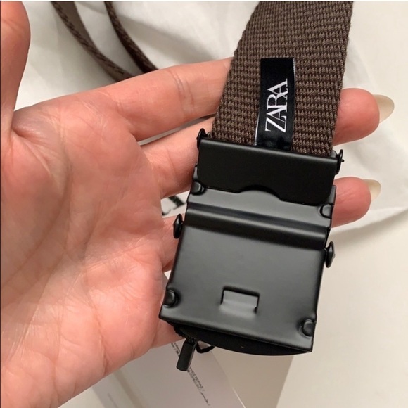 Zara Brown Buckle Belt main image 4